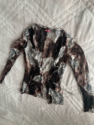 On Line cardigan brown, like new, size small