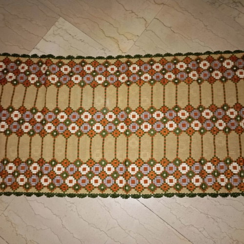Set of handmade vintage embroideries like new, 1 large and 3 small