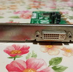 IBM ThinkCentre PCI-Express x1 DVI graphics card used, Low Profile