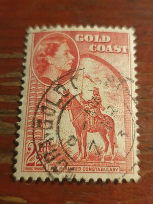Γραμματόσημο 1958 Gold Coast M. T. Mounted Constabulary μεταχειρισμένο