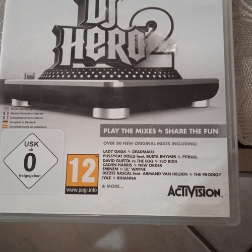 PS3 video game DJ Hero 2 new