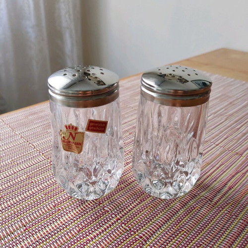 Nachtman salt and pepper set like new with sticker