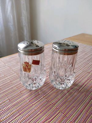 Nachtman salt and pepper set like new with sticker