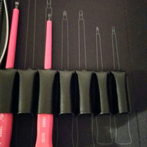 Pro's Kit case for screwdrivers with two new screwdrivers gift
