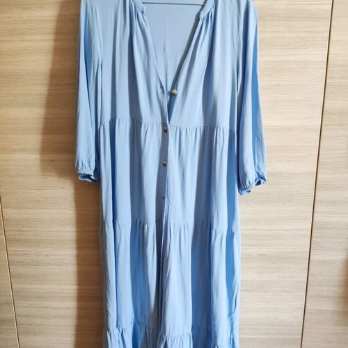 Zara dress light blue like new, size M