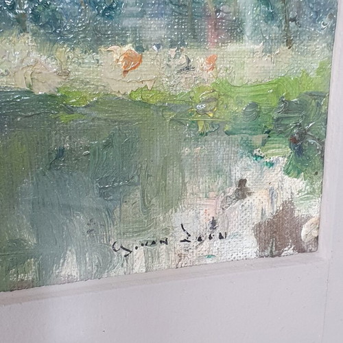 Gustaaf Van Loon original Belgian impressionist oil painting