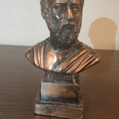 Sophocles Bust Bronze in excellent condition