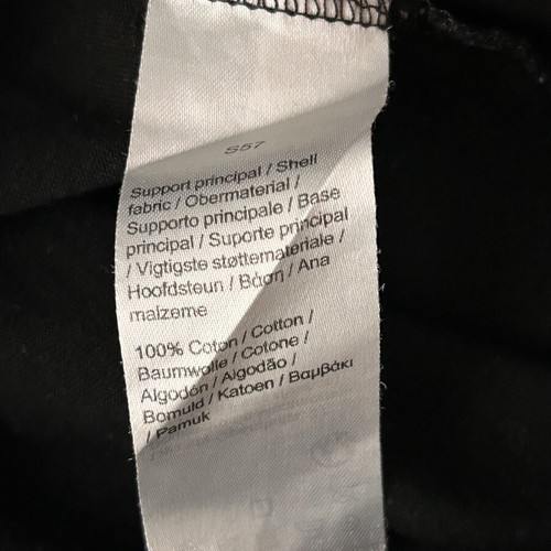 Lacoste men's V-neck t-shirt black size S