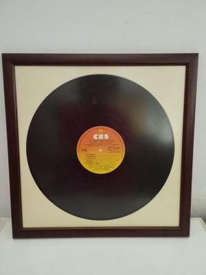 Vinyl record The Smurfs party framed used