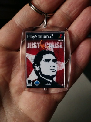 Just Cause 2 PS2 acrylic keychain