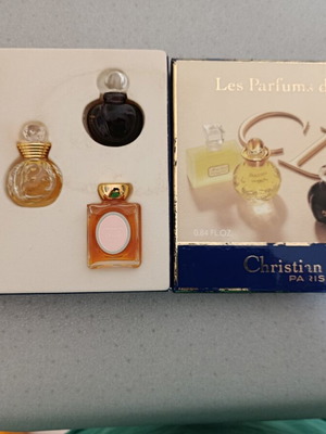 Dior vintage mini perfume set 5x5ml used, Eau de Parfum