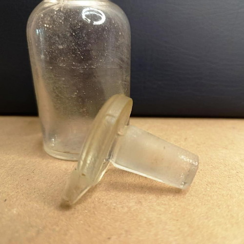 Apothecary bottle used, collectible late 19th century