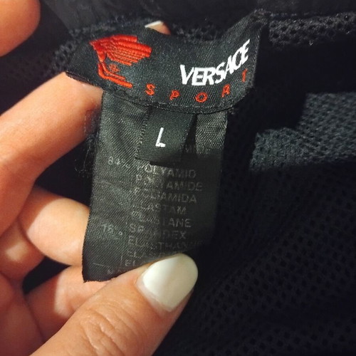 Versace men's swim shorts, size L, black