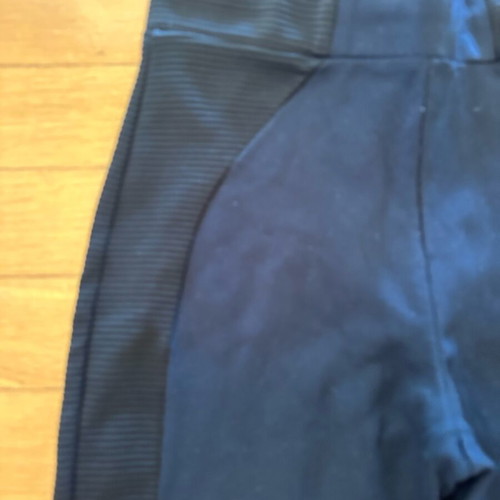 Zara blue leggings with black details small used