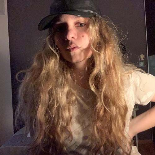 Black leather hat new