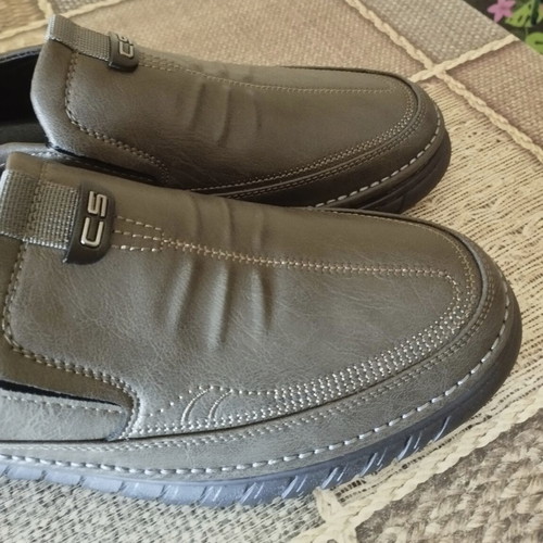 Men's shoes size 43, brown, artificial leather, like new