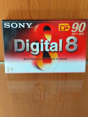 Κασέτα Sony Digital 8 90μ, σφραγισμένη