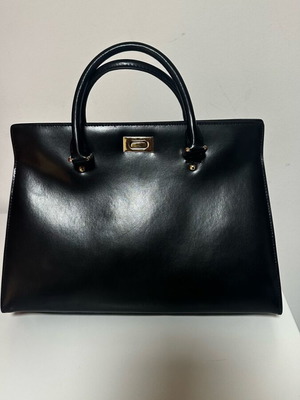 Nak handbag black, 100% leather, like new