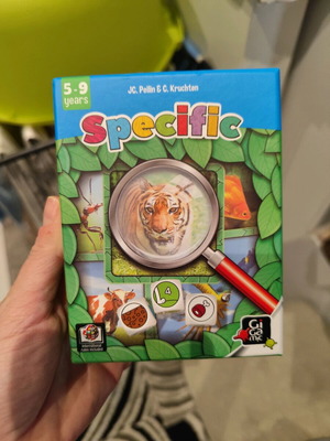 Specific educational card game new