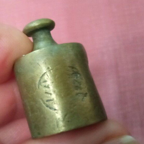 Brass scales used, pack of 4, 400 gr, Austria origin