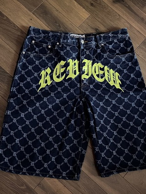 Review women's shorts, size M 38 10, colorful