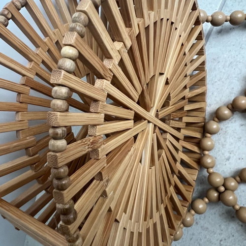 Wooden handbag new handmade