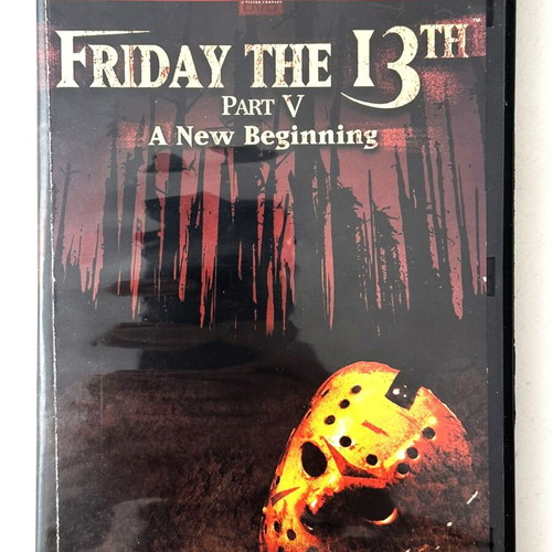 Friday The 13th Part V A New Beginning DVD used with Greek subtitles