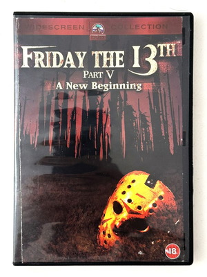 Friday The 13th Part V A New Beginning DVD used with Greek subtitles