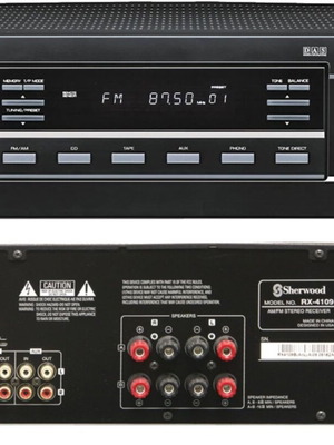 Sherwood RX-4109 200W Stereo Receiver καινούργιο με phono και τηλεχειριστήριο