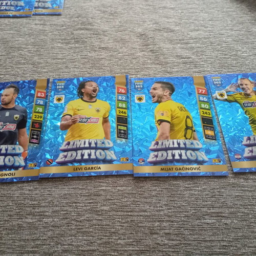 Panini FIFA 365 Adrenalyn XL 2025 AEK Limited Edition card set, 12 pcs
