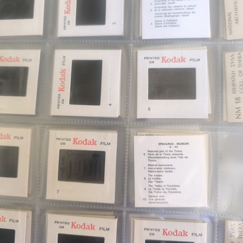 Kodak Slide Collection 120+ Archaeological Sites and Museums of Greece with Album
