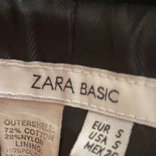 ZARA short trench coat used, black size S
