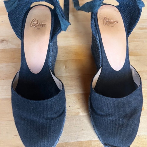Castaner black high espadrilles size 36