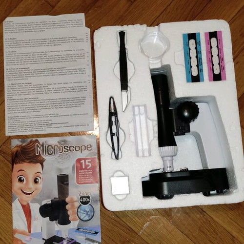 Buki Sciences Microscope like new with 15 experiments