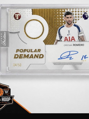 Cristian Romero World Cup Winner Autograph Patch new