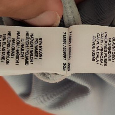 Nike Alpha UltraBreathe sports bra L, high support, grey