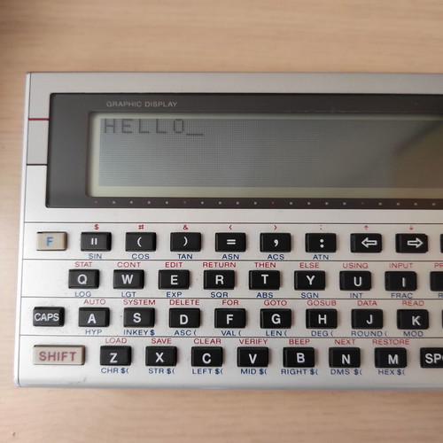 Casio PB-770 personal computer vintage φορητός υπολογιστής 1983 μεταχειρισμένος