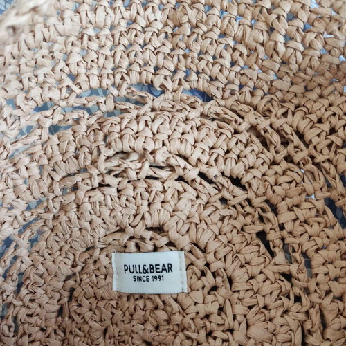 Pull & Bear crossbody bag summer raffia boho ethnic hippy like new