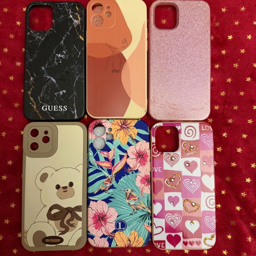 Case 12 mini phone cases used, pack of 6
