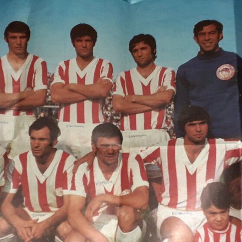 Olympiacos 1971 Championship Poster used, rare 50x68