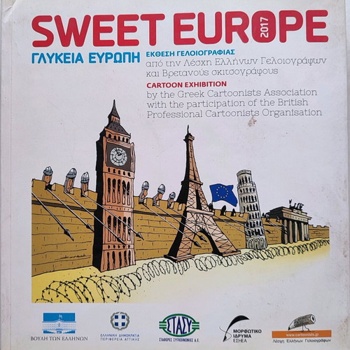 Sweet Europe cartoon book used