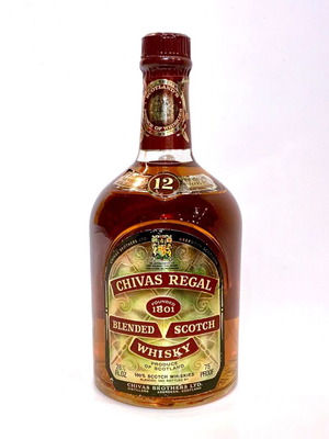 Chivas Regal 12 Years Blended Scotch Whisky винтидж 1960/70 запечатан нов