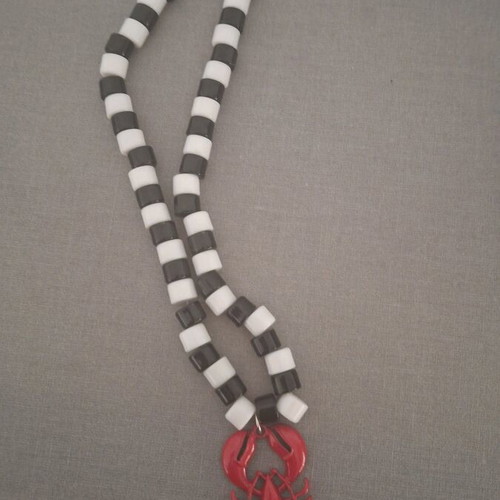 Necklace with decorative lobster