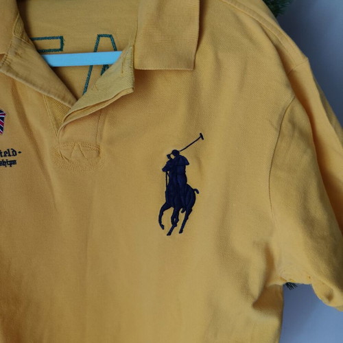 Polo Ralph Lauren Brazil Track & Field World Championship 1934 Polo Shirt, yellow, XL