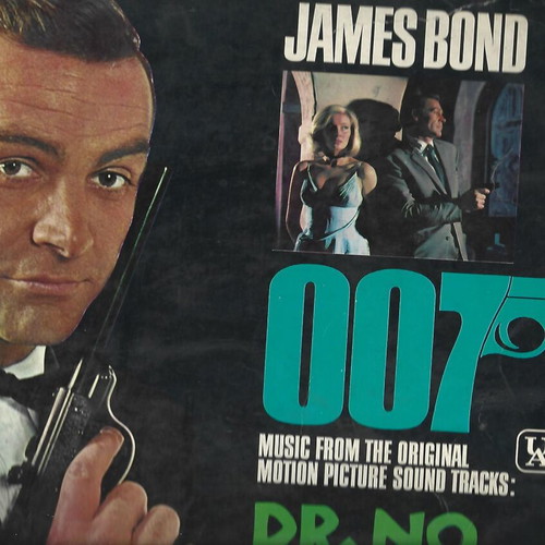 James Bond rare record cover used