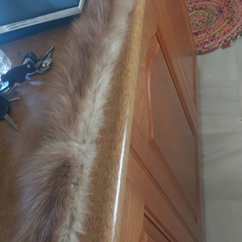 Real fur scarf like new