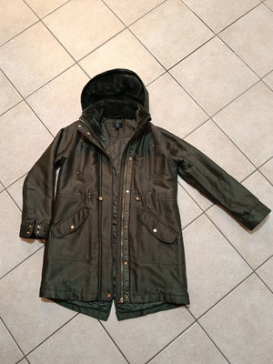 Next Rainwear Parka Small EU 36, like new, khaki