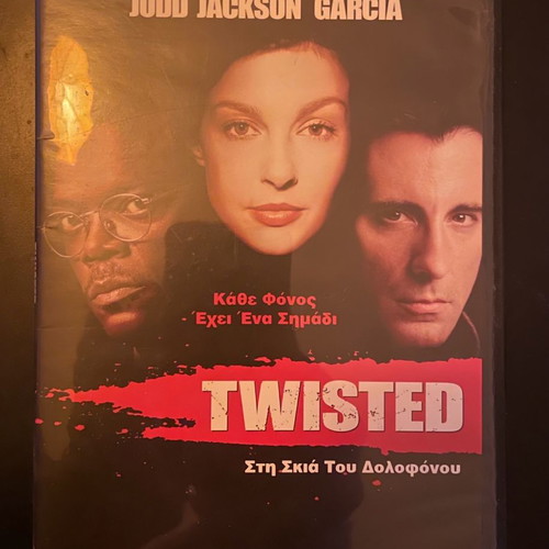 Twisted DVD new, in the Shadow of the Killer with Greek subtitles