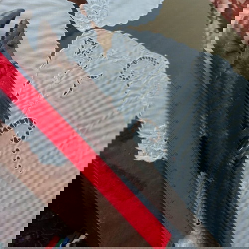 Стар водопроводен тръбен ключ употребяван, 40 см