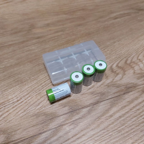Smartools CR2 Rechargeable Batteries 3.7V Pack of 4 with USB-C and Case